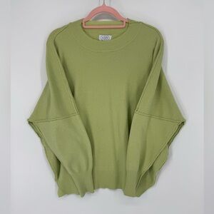 Mud Pie Womens Light Green Sweater One Size- Fits up to 2X